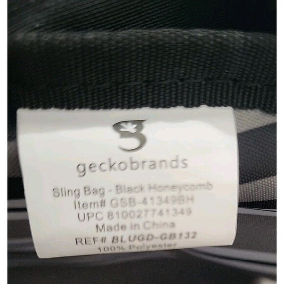 Geckobrands Sling Bag Padded adjustable strap with buckle large pockets EUC - Picture 10 of 10